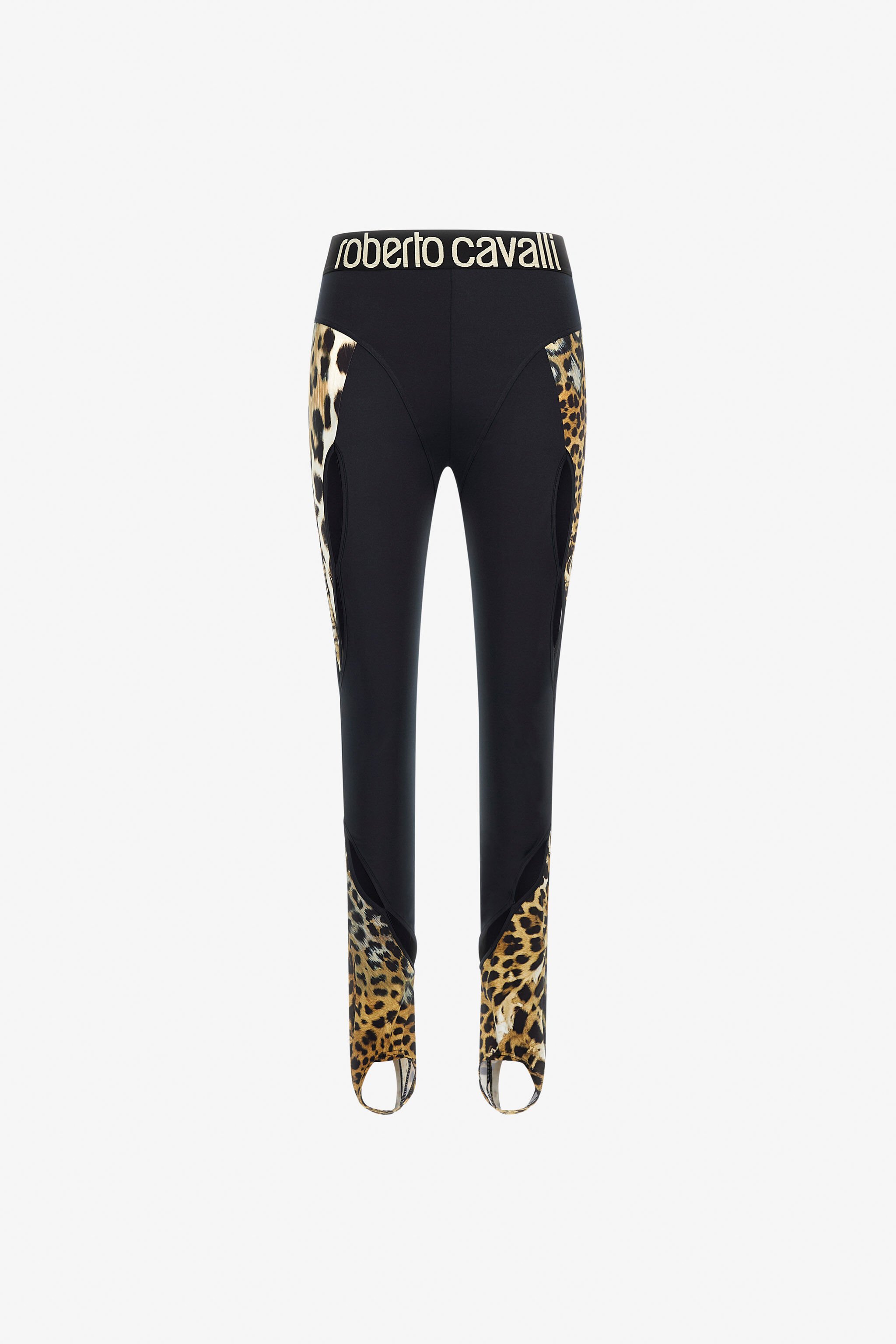 RC Leggings with Jaguar Skin print Black SKT27B-LNG34