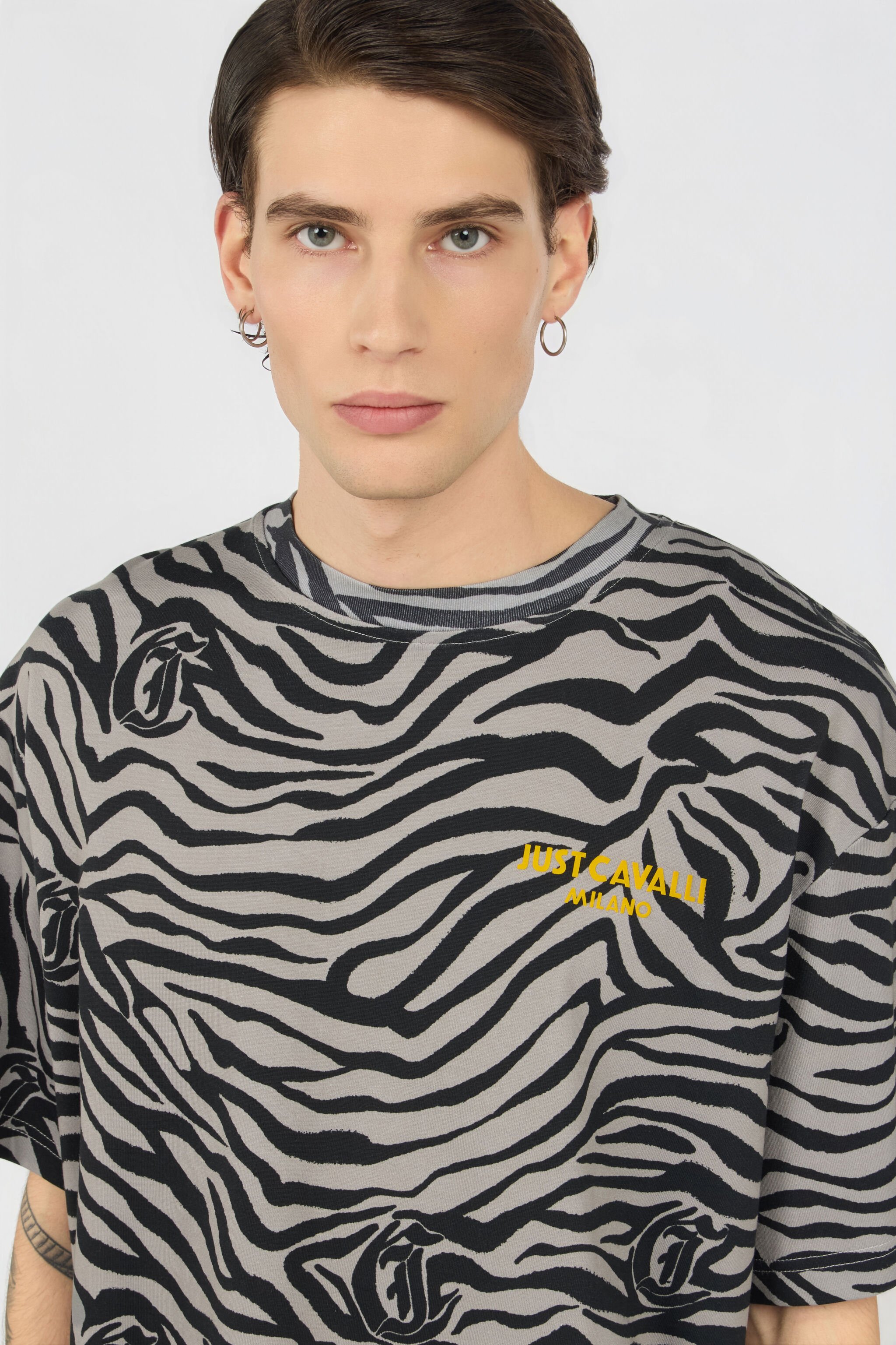 JC T-shirt Stampa Natural Barb Black JC T-shirt Stampa Natural Barb Black BLACK WFT056-WF086