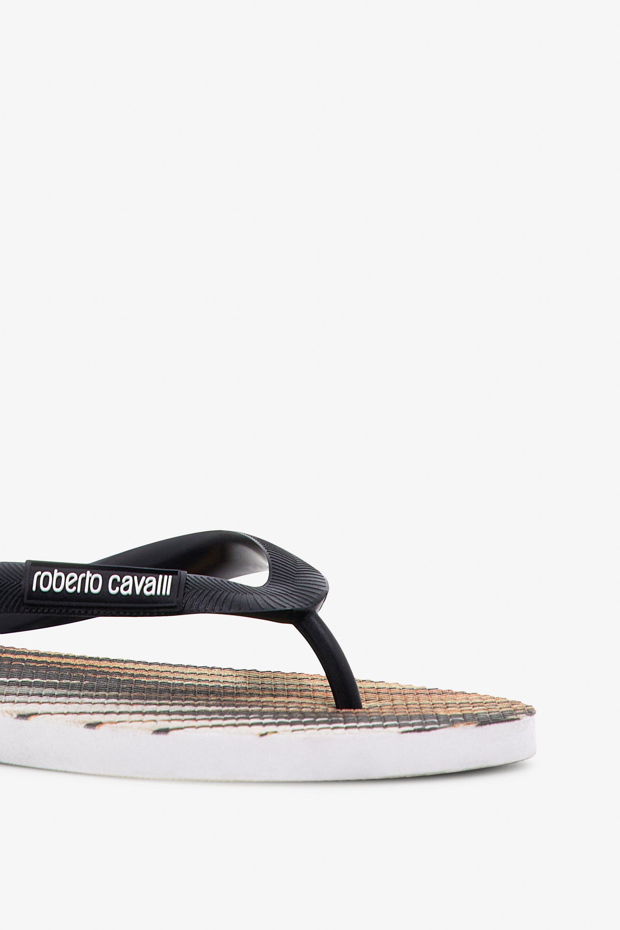 RC Ray of Gold Print Rubber Flip-Flops Gold SRS062-ABL63