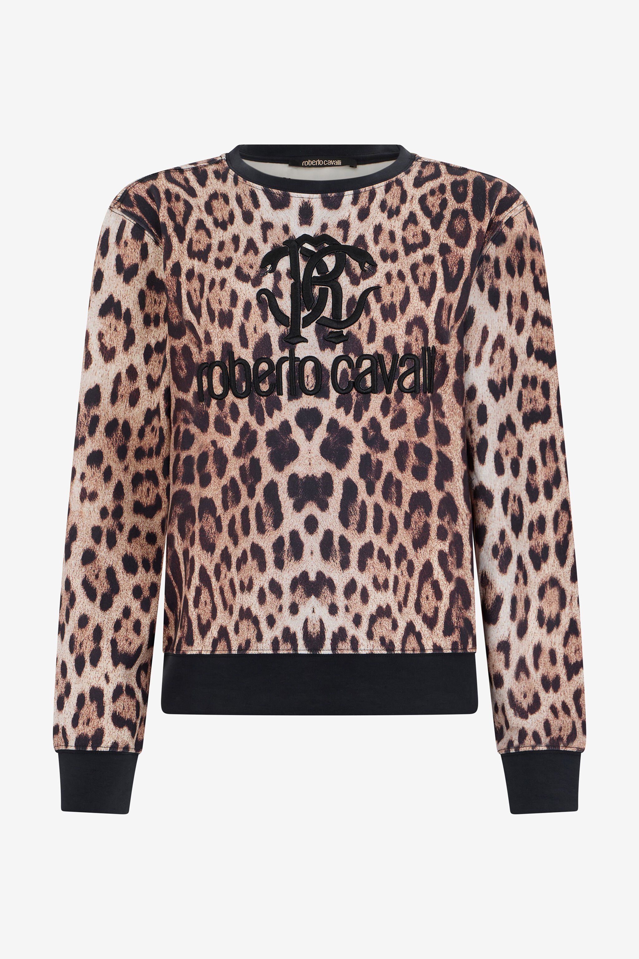 RC Leopard Print Sweatshirt JAGUAR QOT66A-2OG34