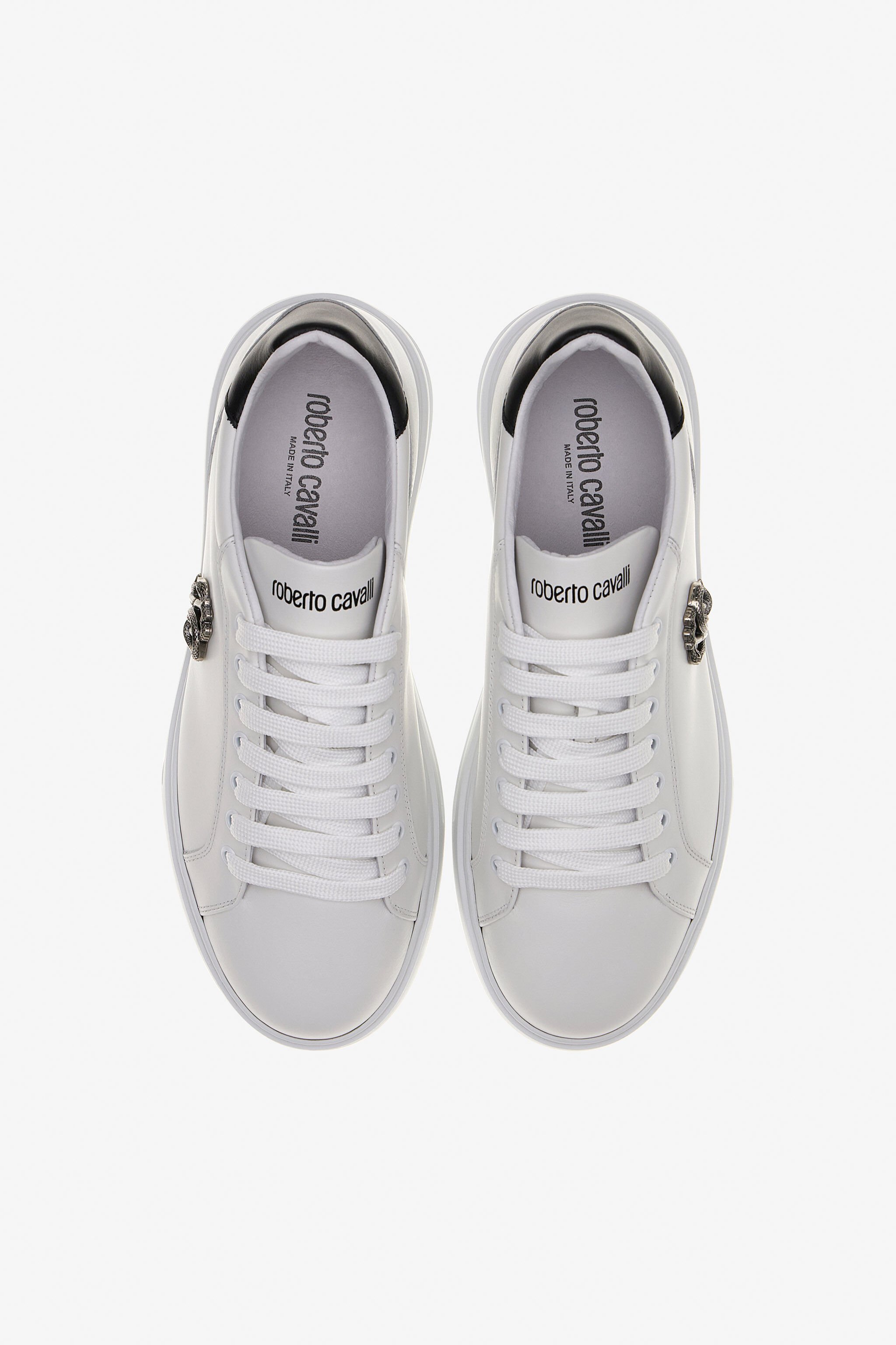 RC Sneakers con Monogram RC Bianco/Nero SRS099-PZA90