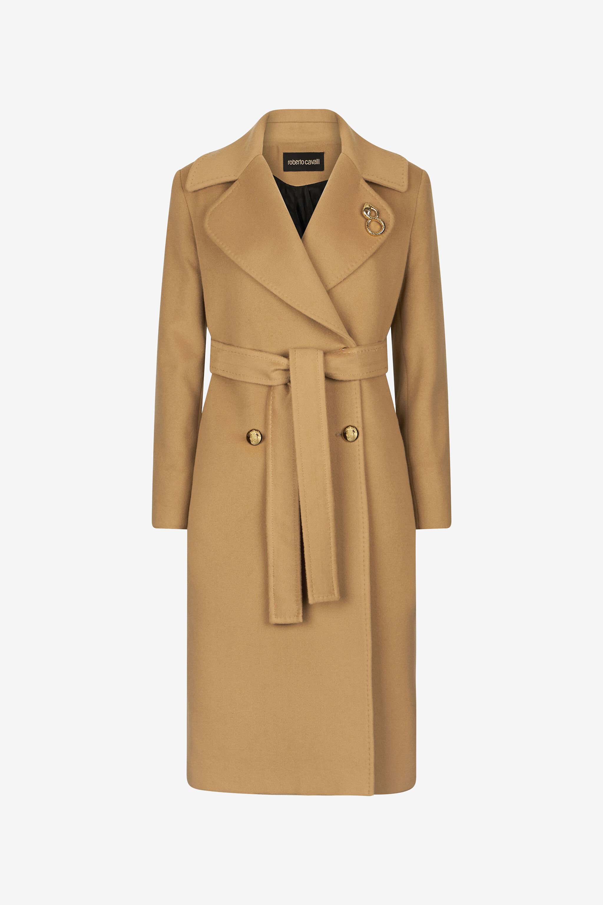 RC Woman Wool and Cashmere Coat CAMEL OOT50E-FT001
