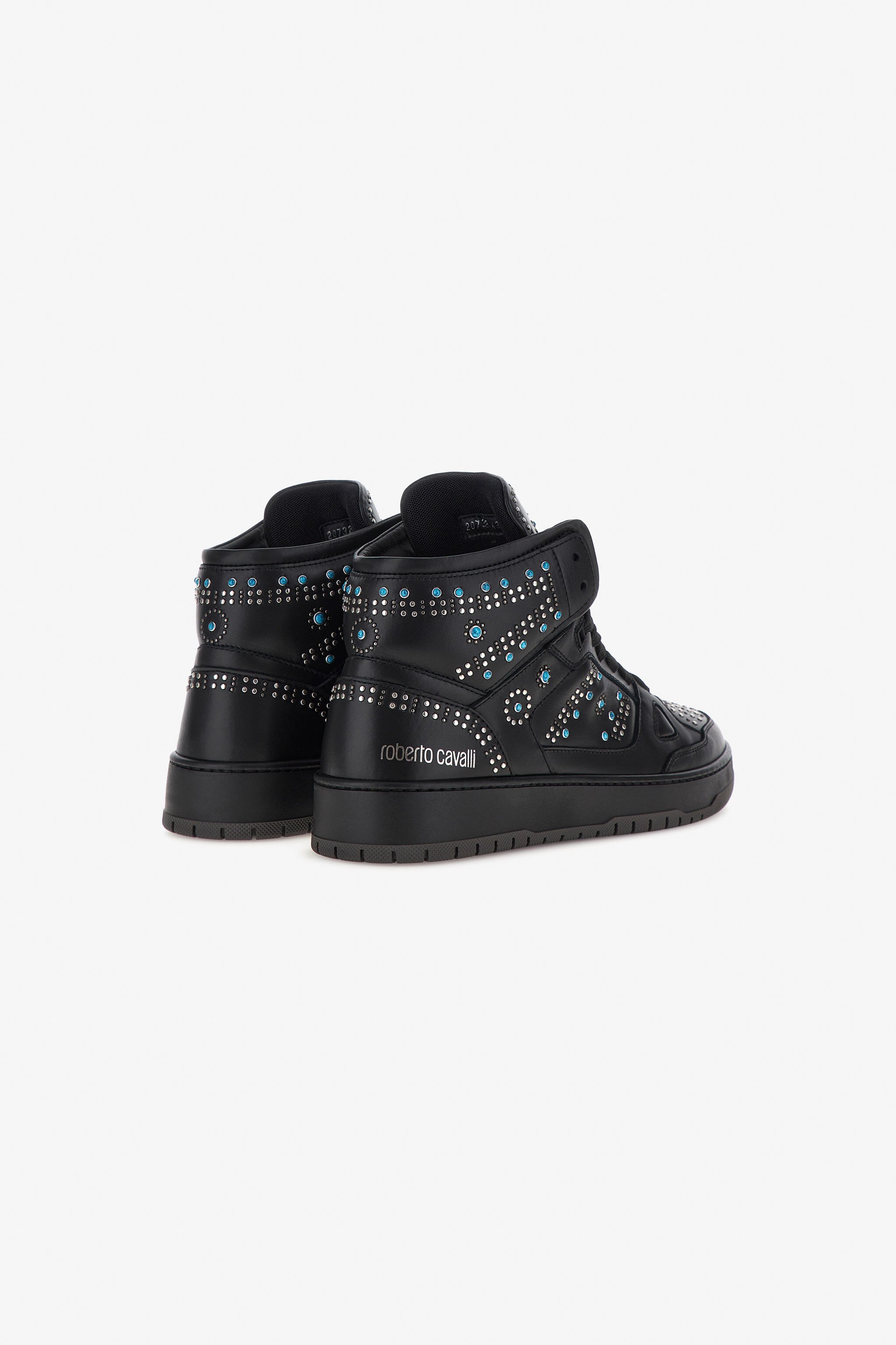 RC High-top sneakers with studs Black RRS019-PZB24
