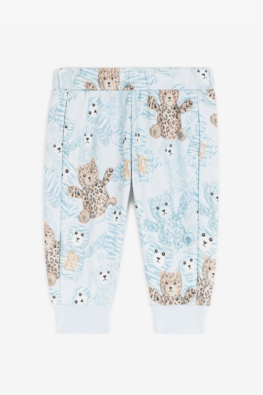 JU Teddy Bear-Print Sweatpants JU Teddy Bear-Print Sweatpants Light blue RJT214-5OG79