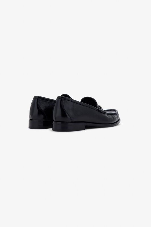 RC Chain-Embellished Loafers Black TRS027-PZ04A