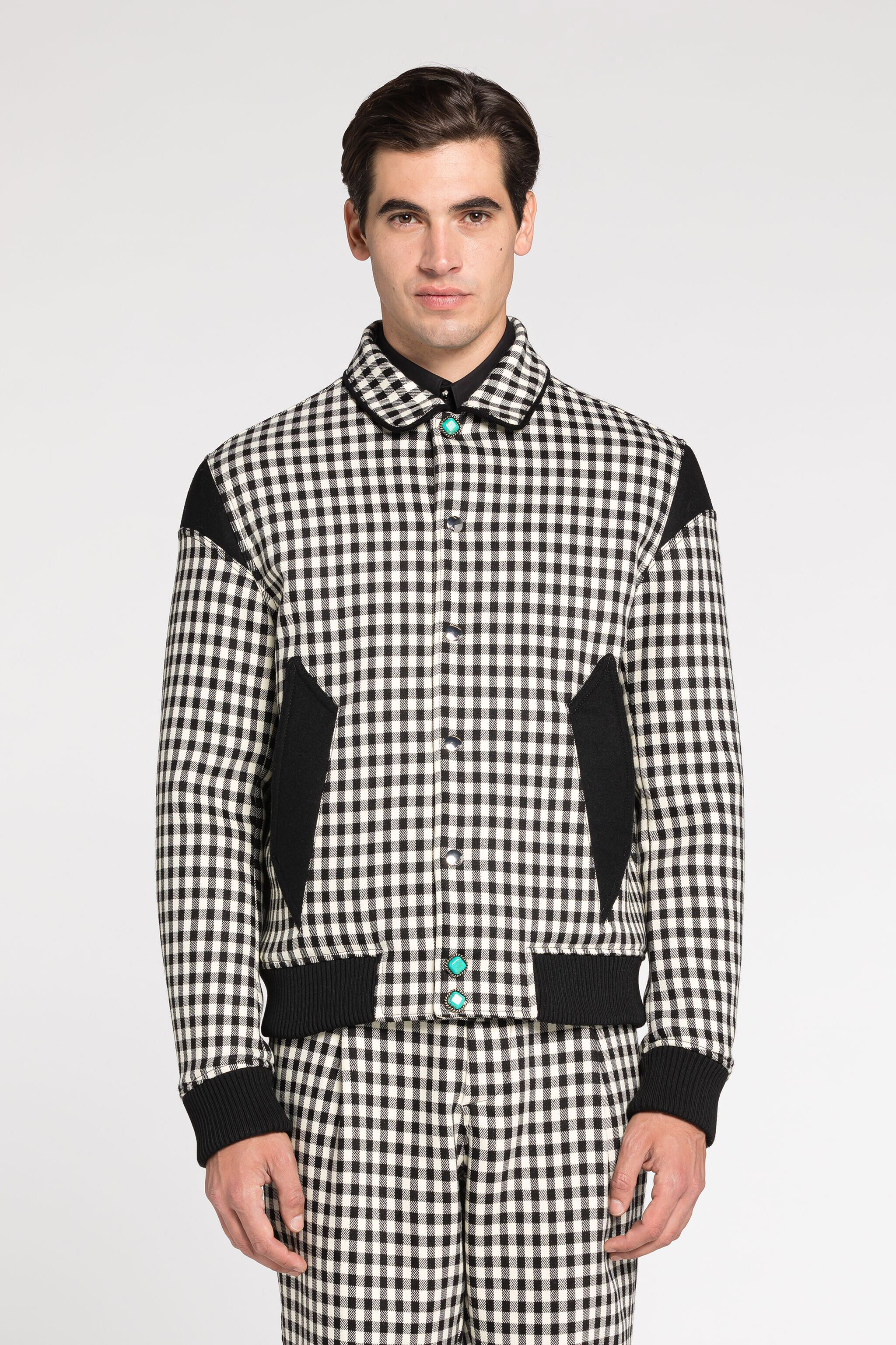 RC Gingham Jacket Black/White RRT407-AIC02