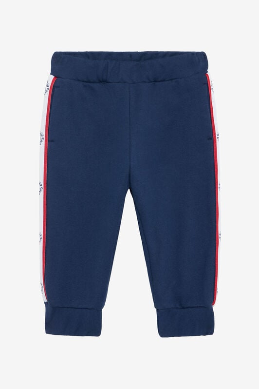 JU Blue Track Pants with RC Monogram NAVY VJT206-CF050
