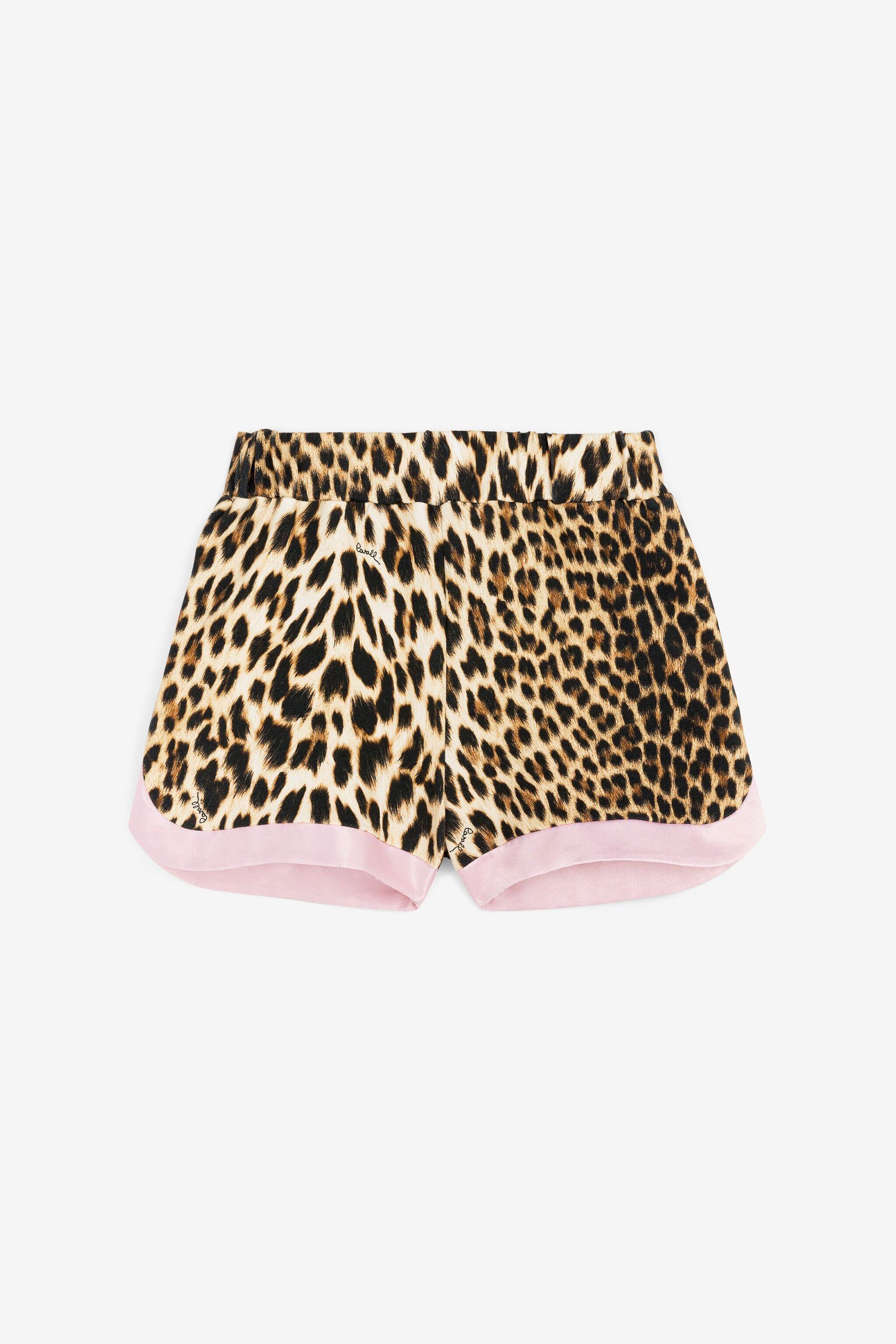 JU Leopard-Print Shorts Pink OJT20J-ISA2J