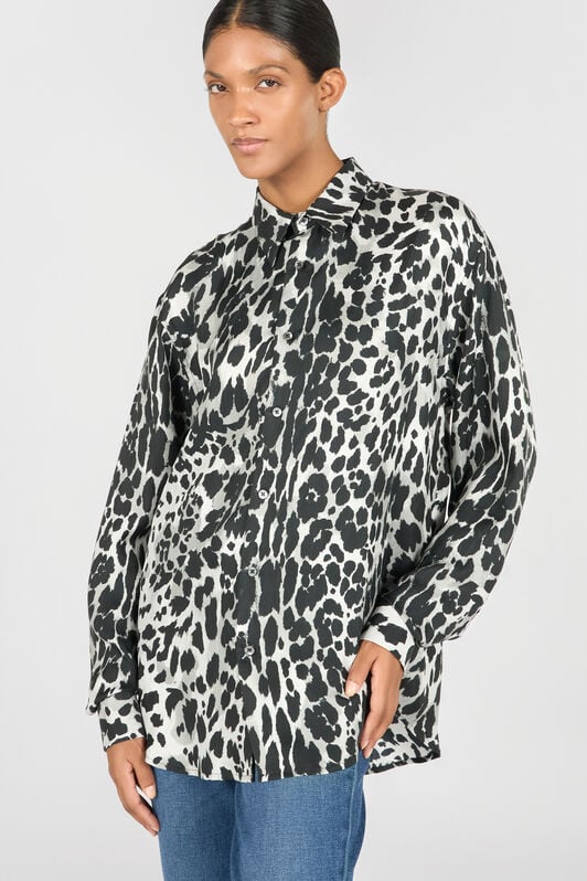 RC Camicia stampa Jaguar Skin BLACK/WHITE OOT70A-2NO63