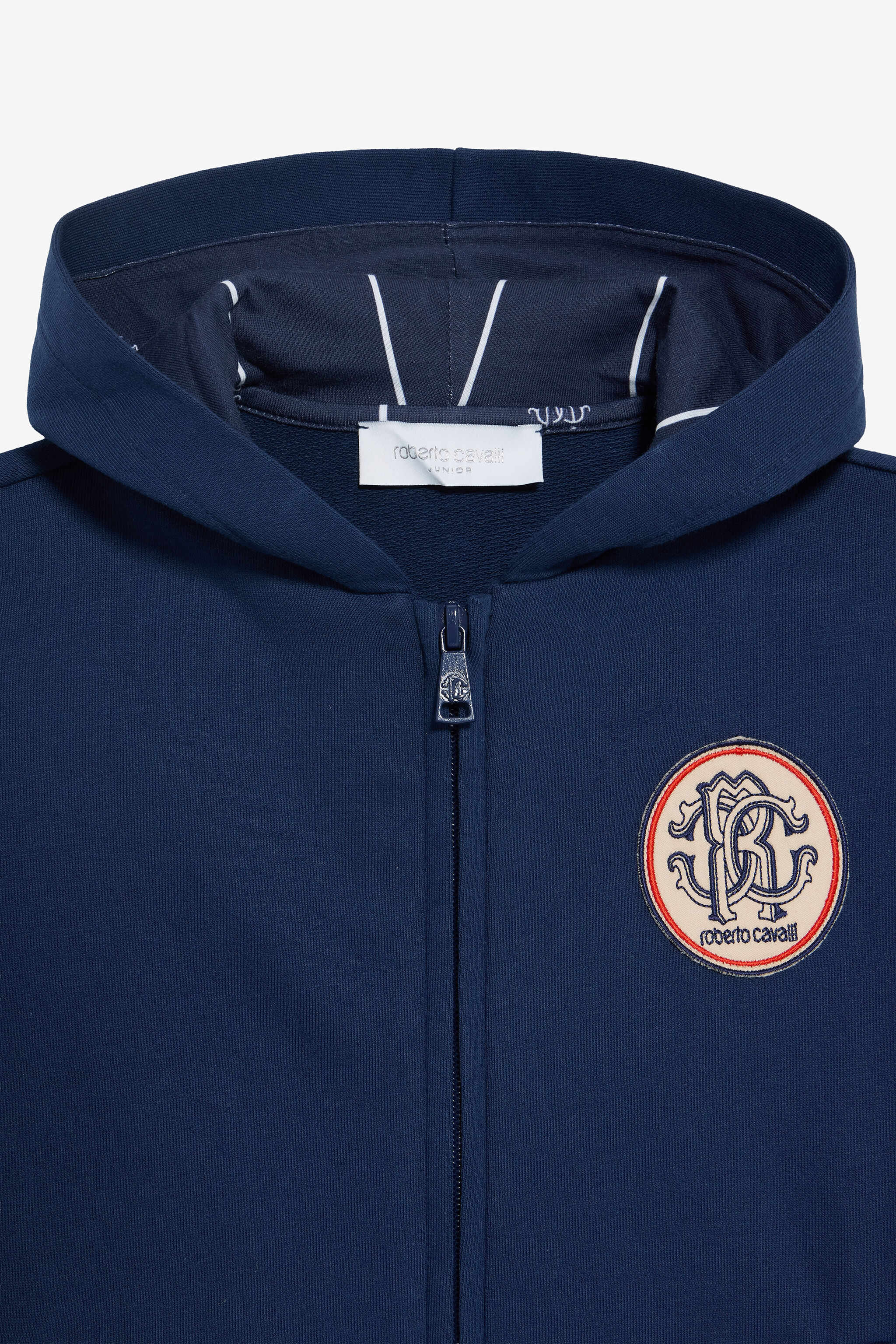 JU Blue Sweatshirt with RC Monogram NAVY VJT68F-CF050