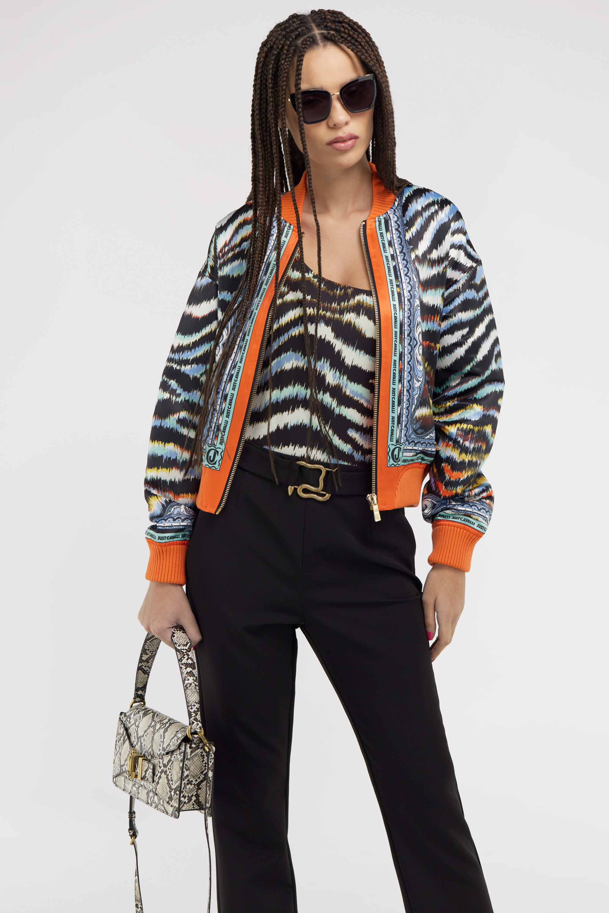 JC Just Cavalli trousers Negro SFT015-SF838