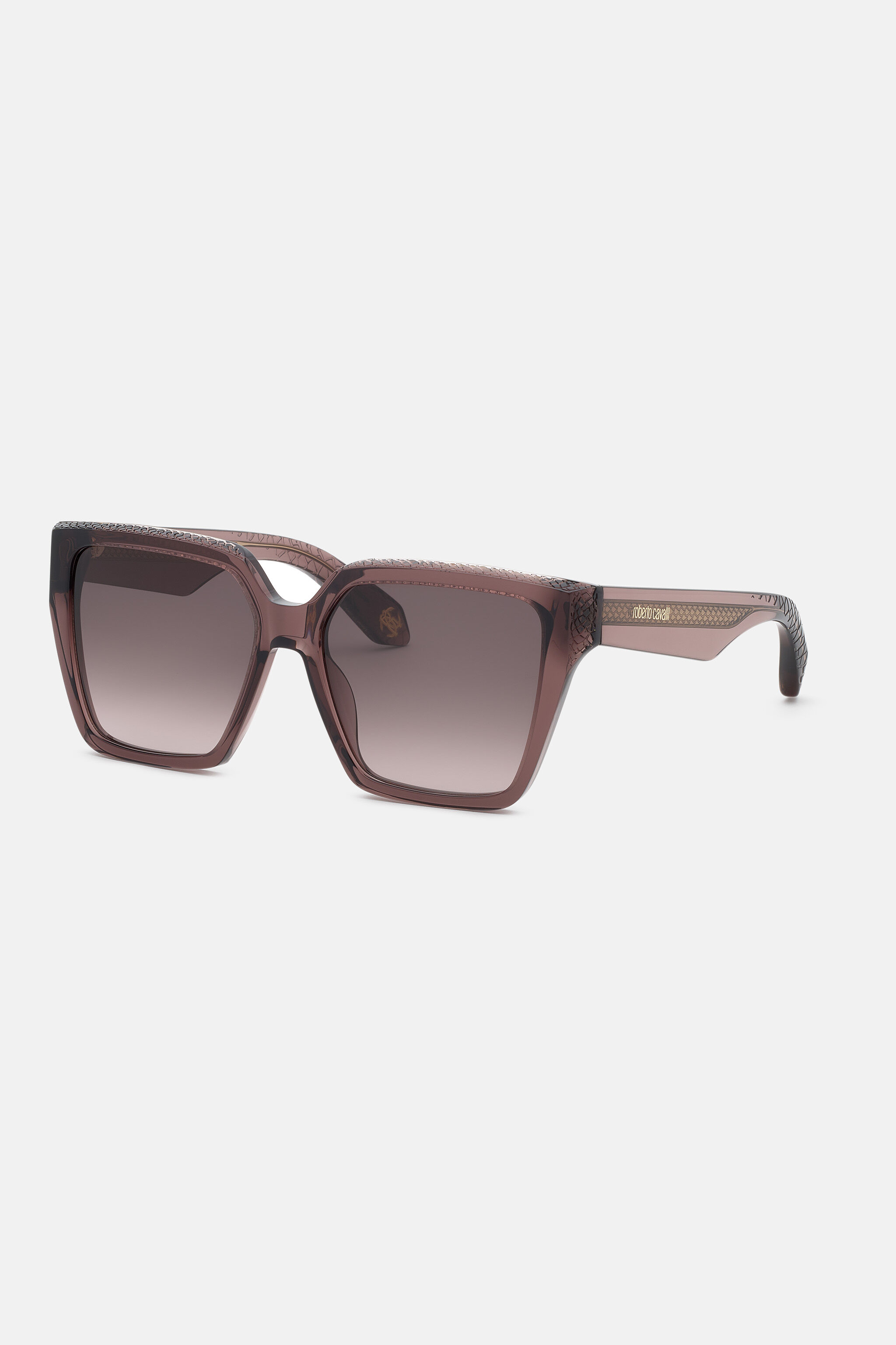 RC Wide and femenine sunglasses SHINY TRANSP.BROWN VALD10-ID248
