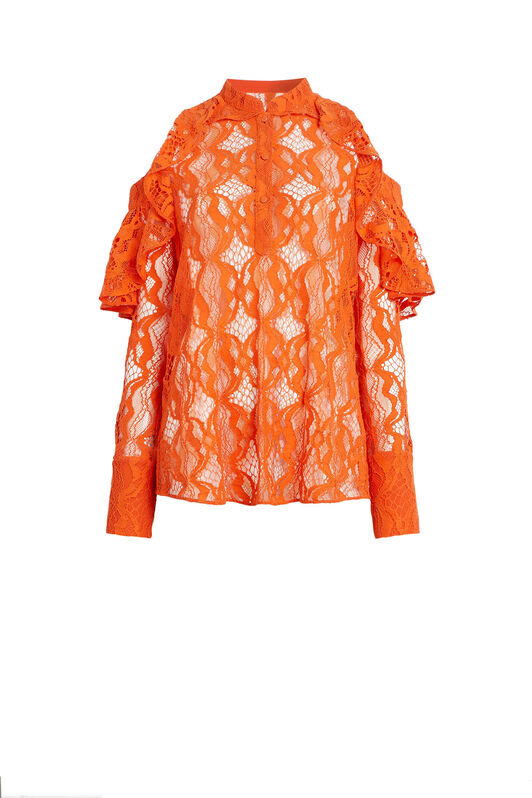 RC Camicia in pizzo con spalle scoperte RC Camicia in pizzo con spalle scoperte ORANGE IQT710-RP064