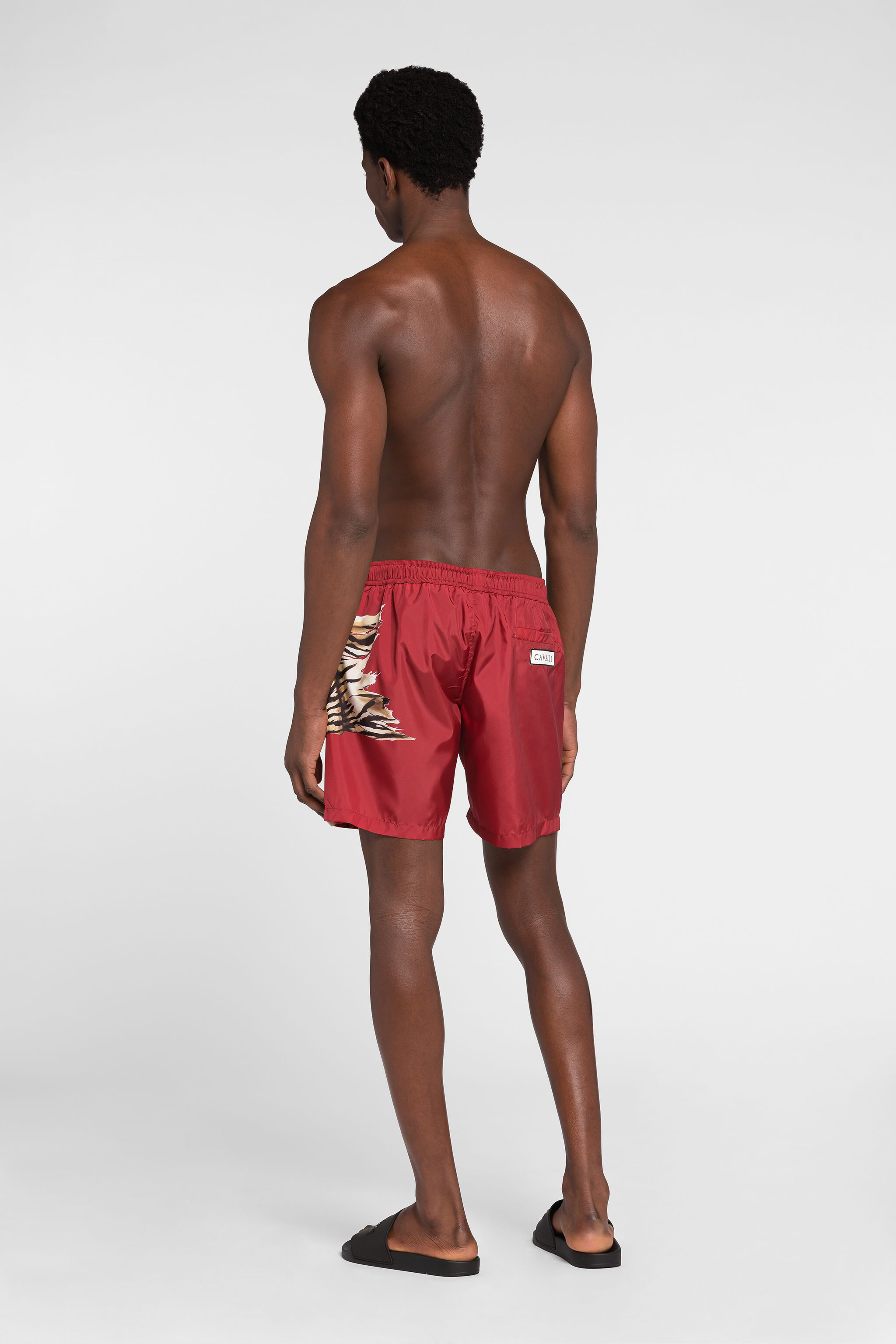 RC Animalier Patchwork-Print Swim Shorts POMPEI ONH04C-SB053