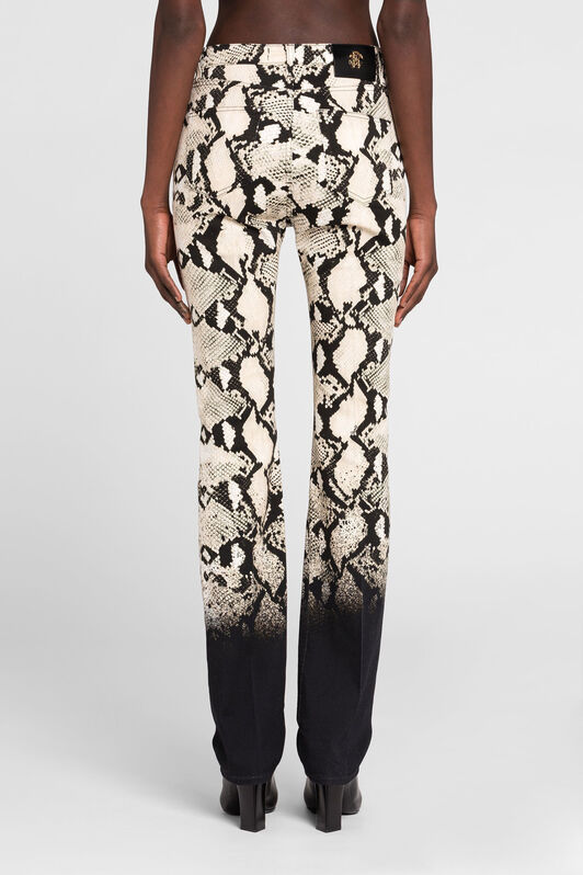RC Python-Print Straight-Leg Jeans Light brown PKJ218-DAE79