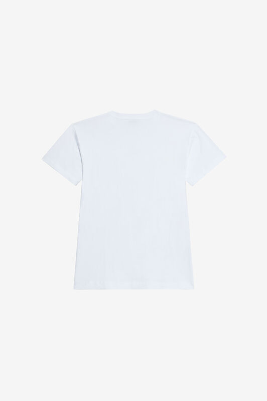 JU T-Shirt Bianco Ottico Con Monogram RC Di Strass JU T-Shirt Bianco Ottico Con Monogram RC Di Strass OPTICAL WHITE VJT10G-JD001