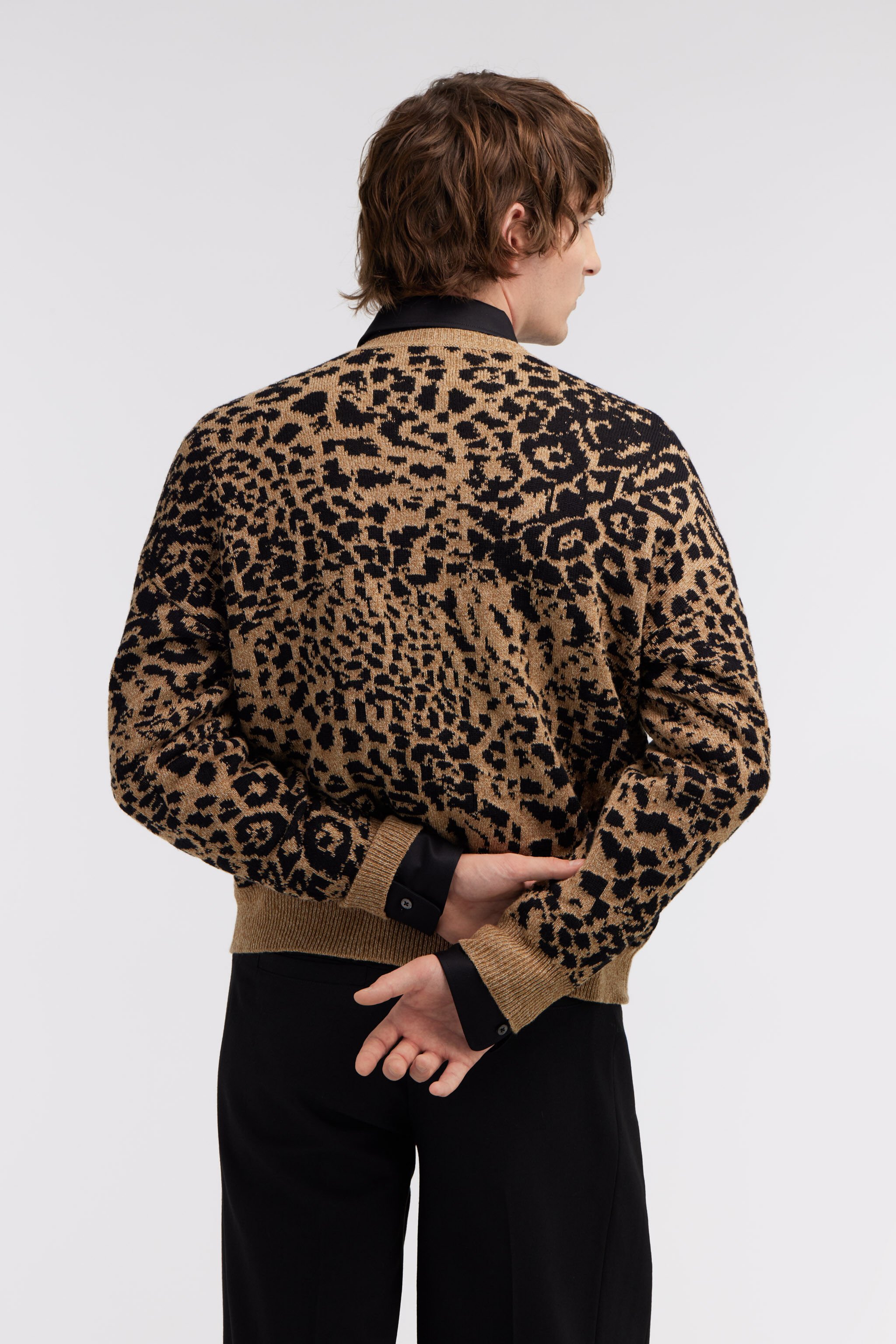RC Jaguar Skin and Monogram RC print sweater Brown SRM610-MQ033