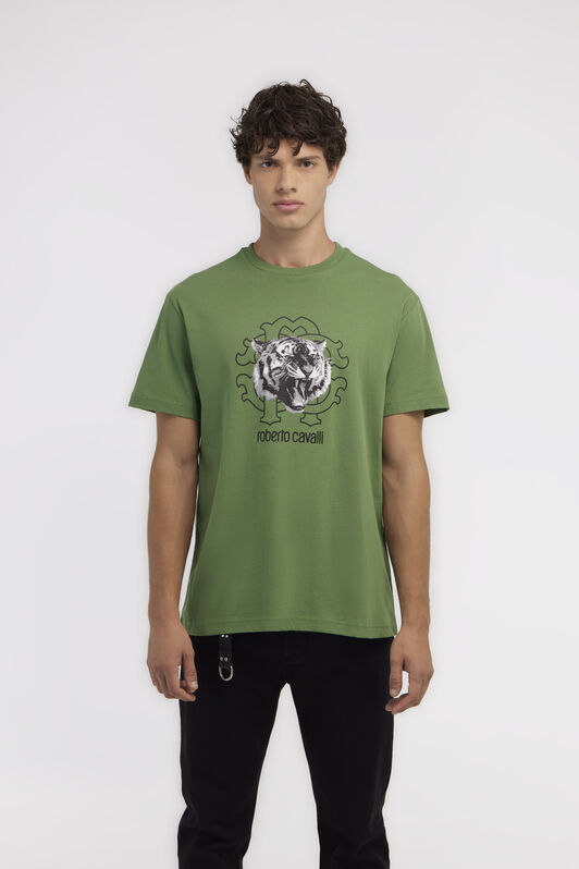 RC T-shirt with Jaguar logo and print RC T-shirt with Jaguar logo and print Green NOT60Q-JD060