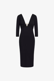 ${brand} Kleid mit goldenem Detail ${colorDescription} ${masterID}