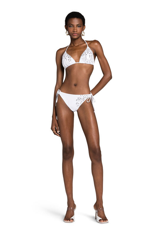 RC RC Monogram-Print Bikini White KSW01Z-LL002