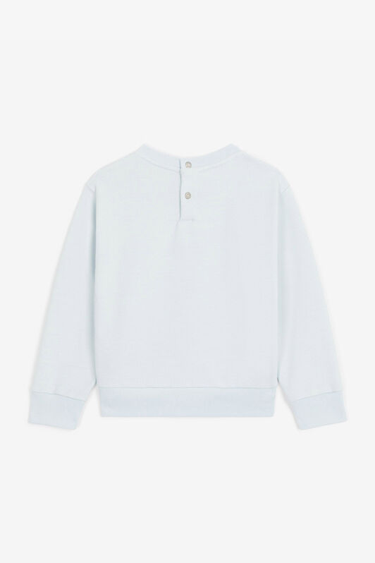 JU Logo-Print Cotton Sweatshirt JU Logo-Print Cotton Sweatshirt Light blue RJT90B-CF050