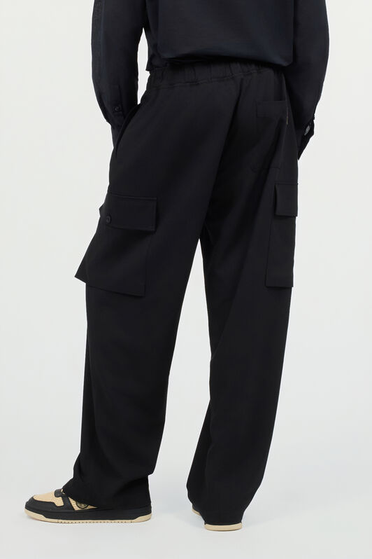 JC Pantalon Avec Poches Cargo Noir UFT003-UF017
