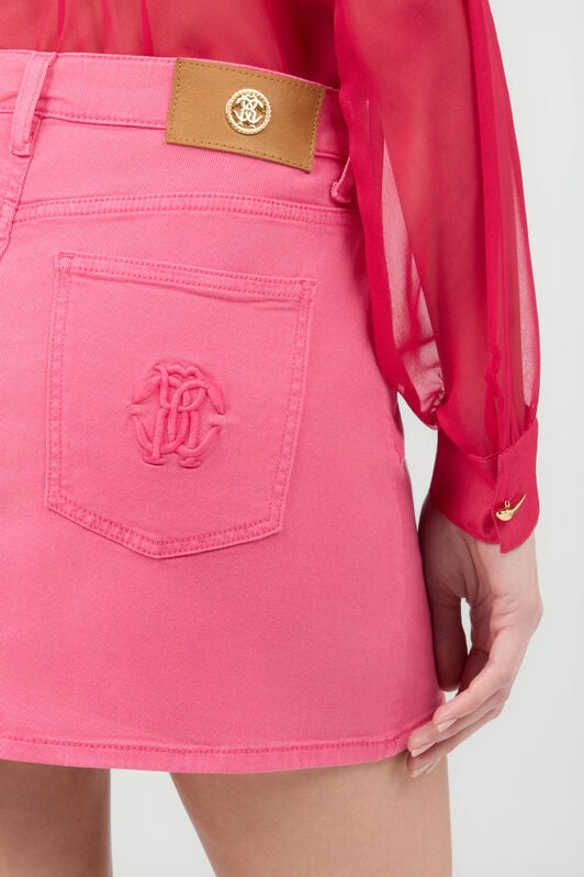 RC Pink Denim Mini Skirt IBISCUS SOJ30C-D1004