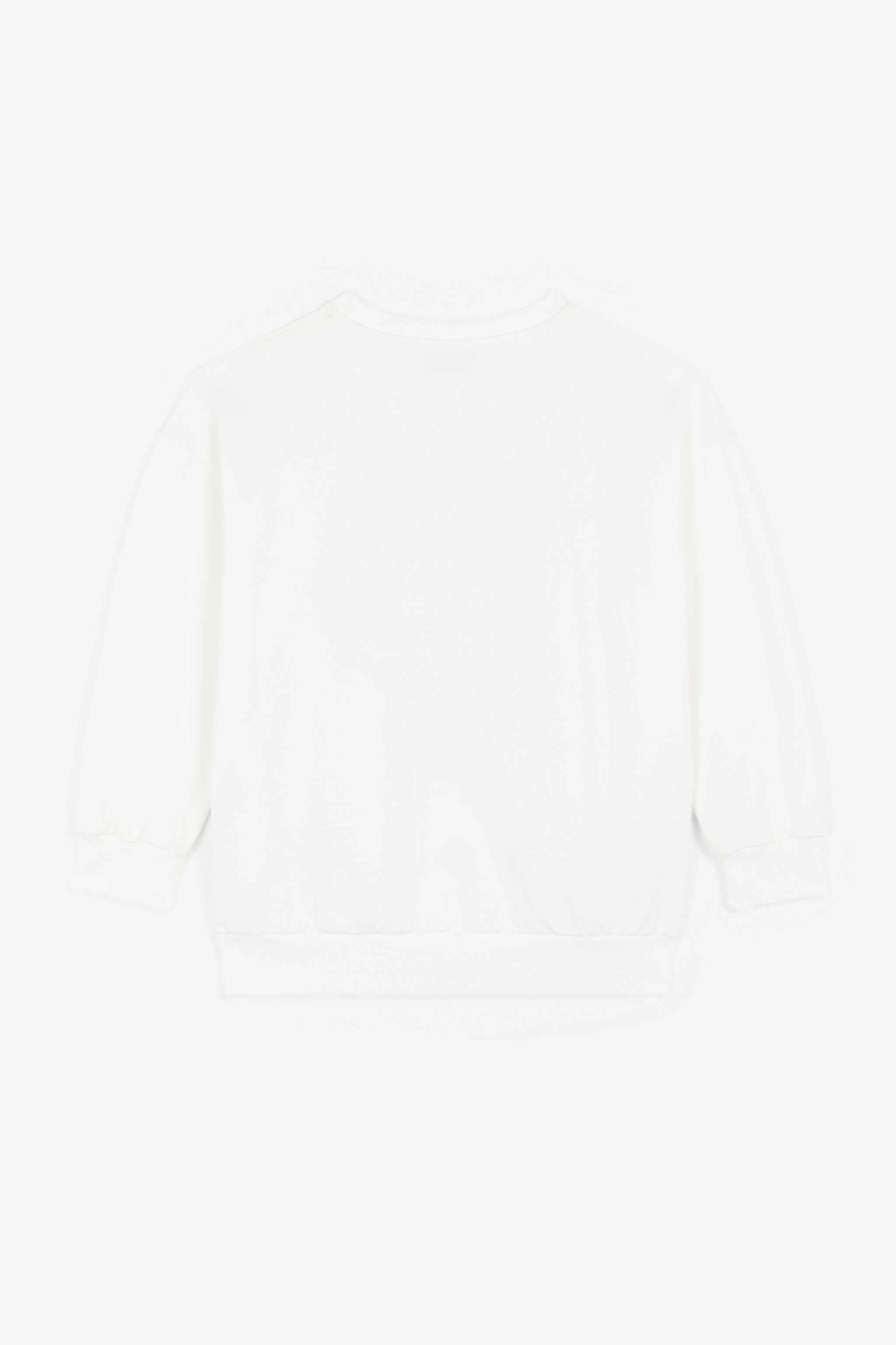 JU Jaguar-Print Sweatshirt White OJT903-ISA2J