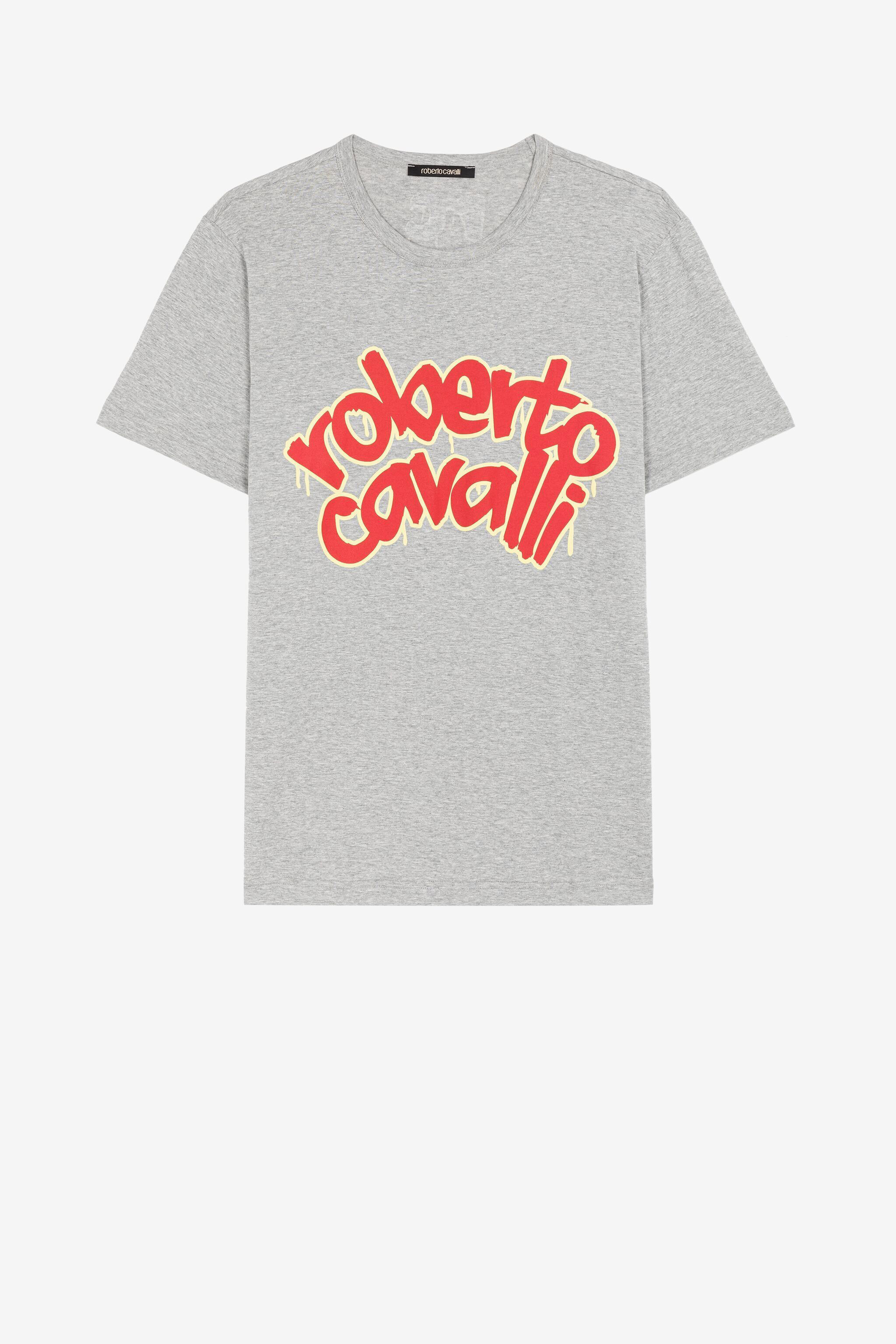 RC Logo-Print T-Shirt Gray JST60A-JD064
