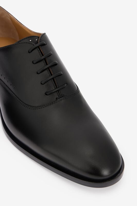 RC Black Leather Laced-Up Shoes BLACK QOS00G-PZ056