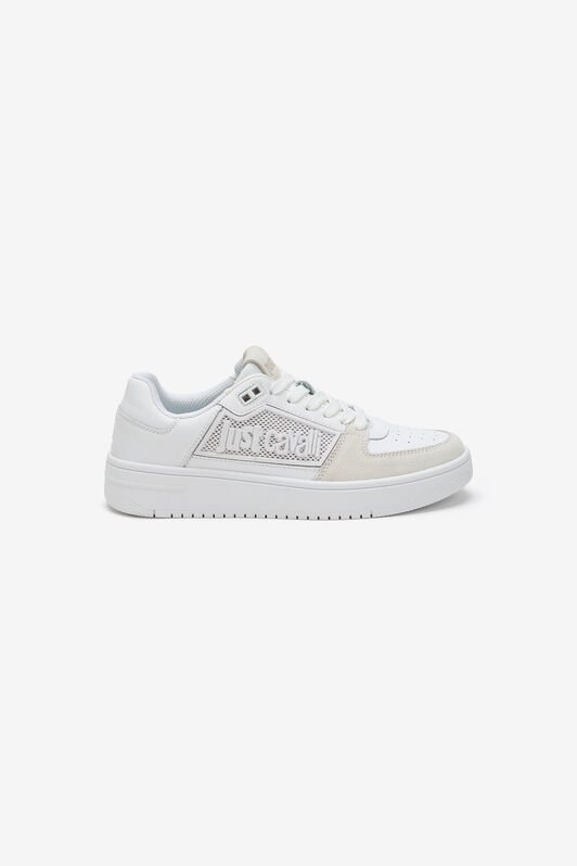 JC White Logo Detail Chunky Sneakers WHITE WFS052-WF290
