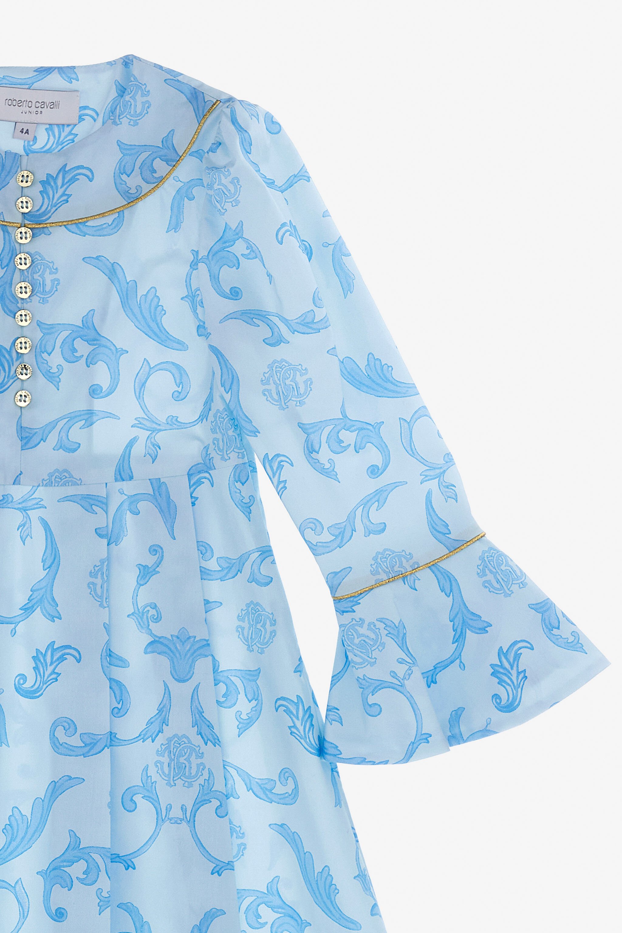 JU Printed Dress Light blue SJT180-7ML96