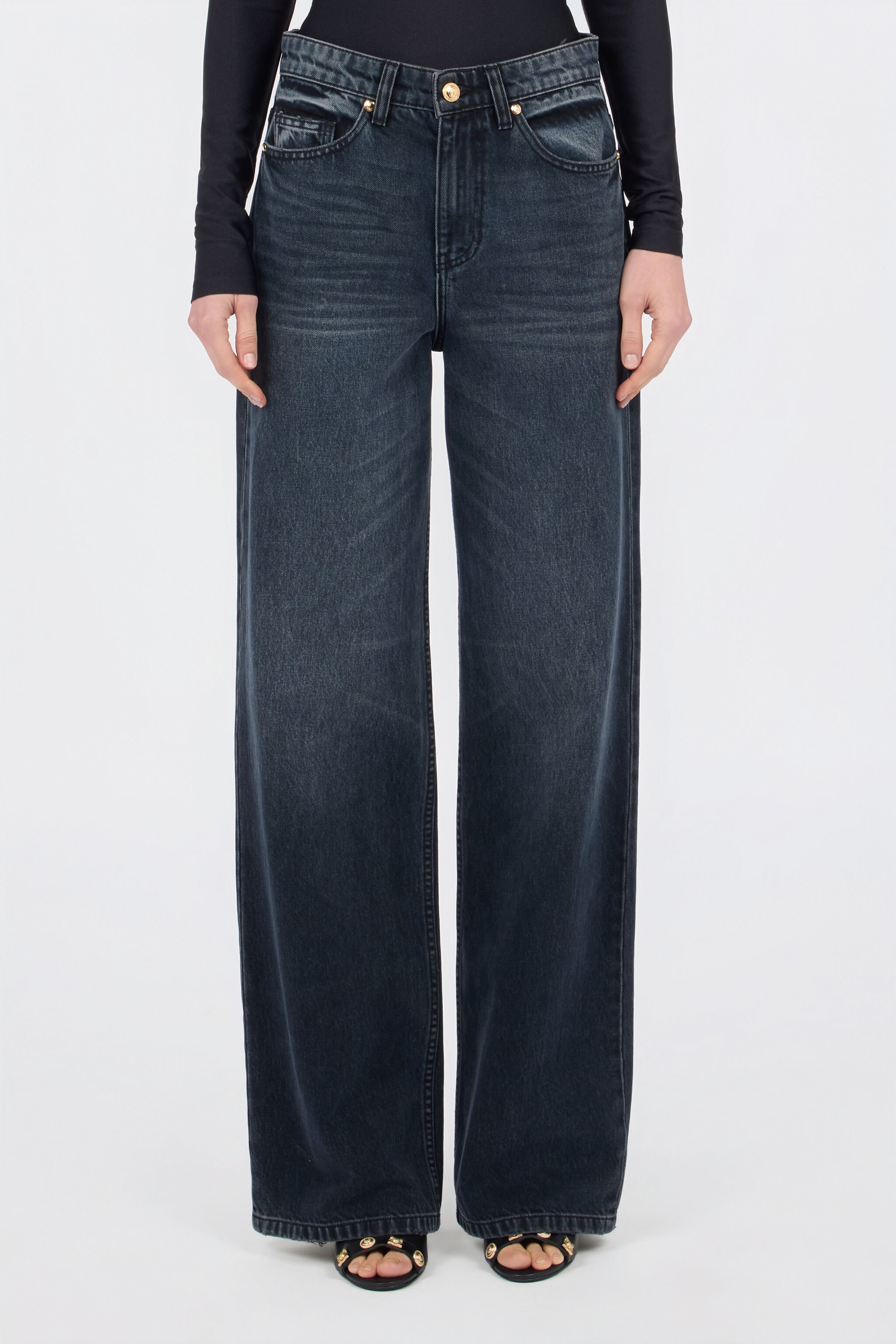 JC Blue Denim Jeans BLU BLACK WFJ047-WF531