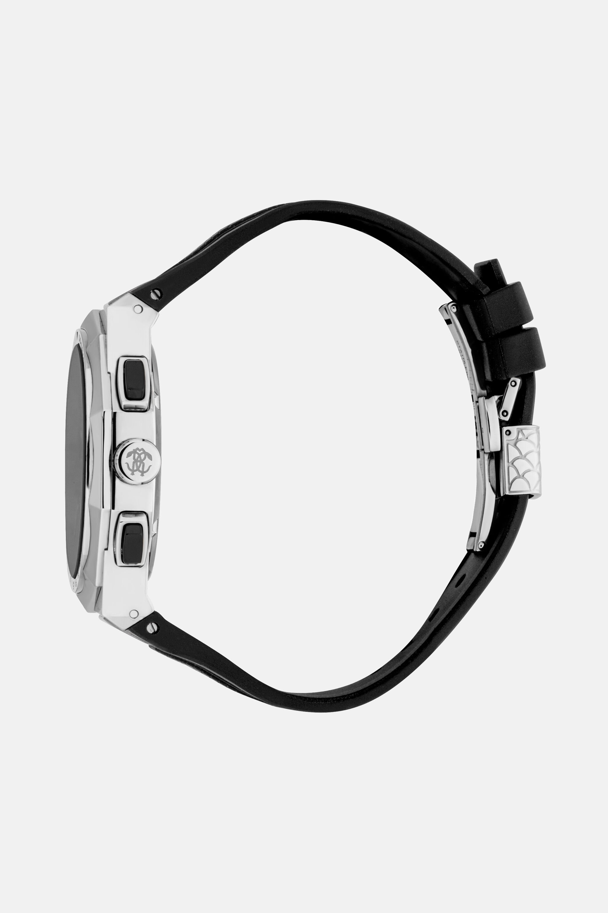 RC Roberto Cavalli by Franck Muller Herrenuhr BLACK SILVER VALG21-IG404