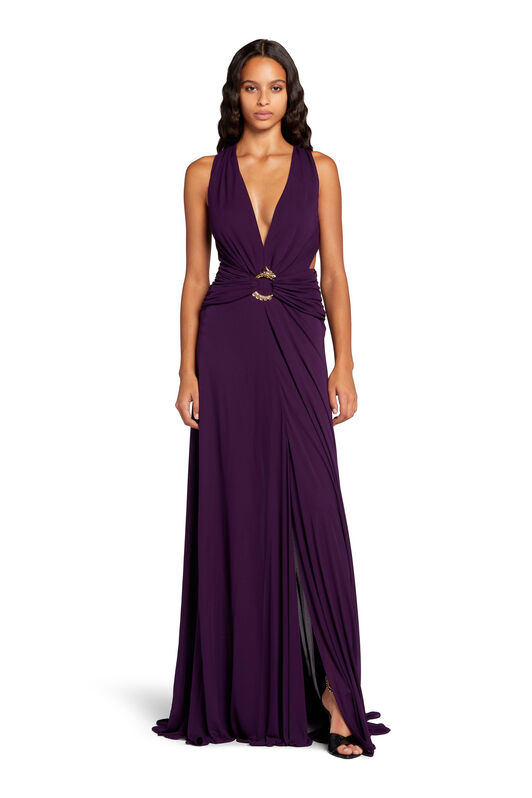 RC Robe longue à ornement dragon PURPLE LQT134-JJ035