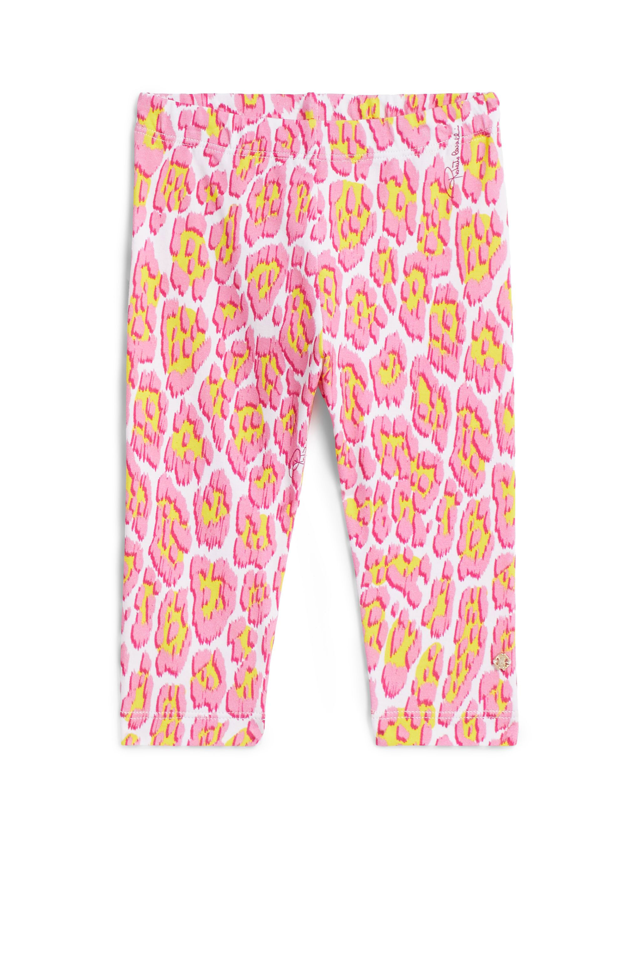 JU Jersey-Leggings mit Animalier-Print PINK/YELLOW IJT231-JFQ82