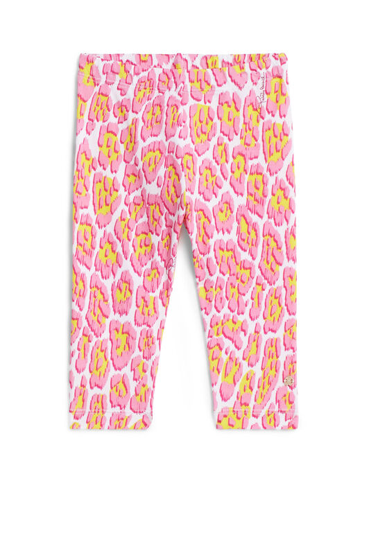 JU Jersey-Leggings mit Animalier-Print JU Jersey-Leggings mit Animalier-Print PINK/YELLOW IJT231-JFQ82