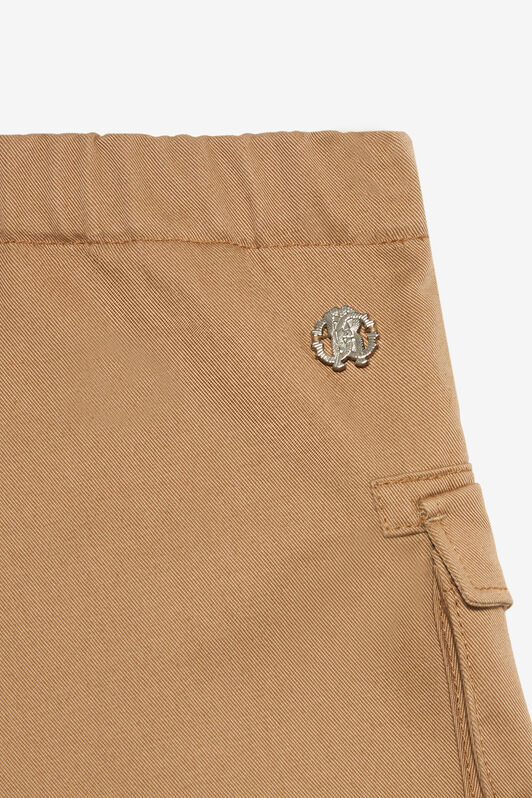 JU Hazelnut Cargo Shorts with RC Monogram BEIGE HAZELNUT VJT210-CE035