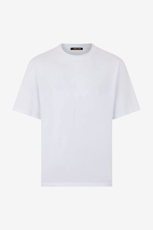 RC White T-shirt With Embroidered Logo WHITE SOT60D-JD001