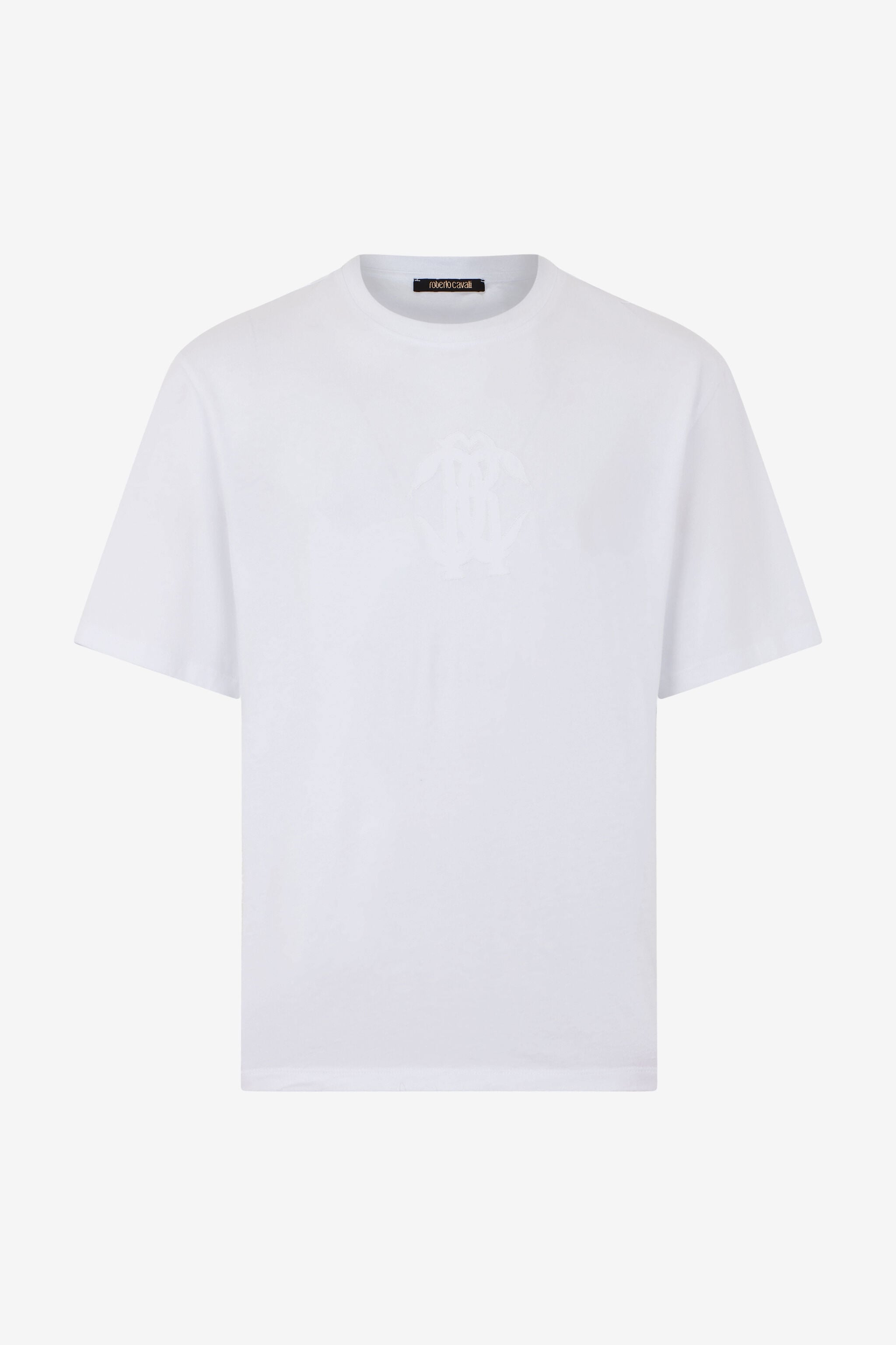 RC White T-shirt With Embroidered Logo WHITE SOT60D-JD001