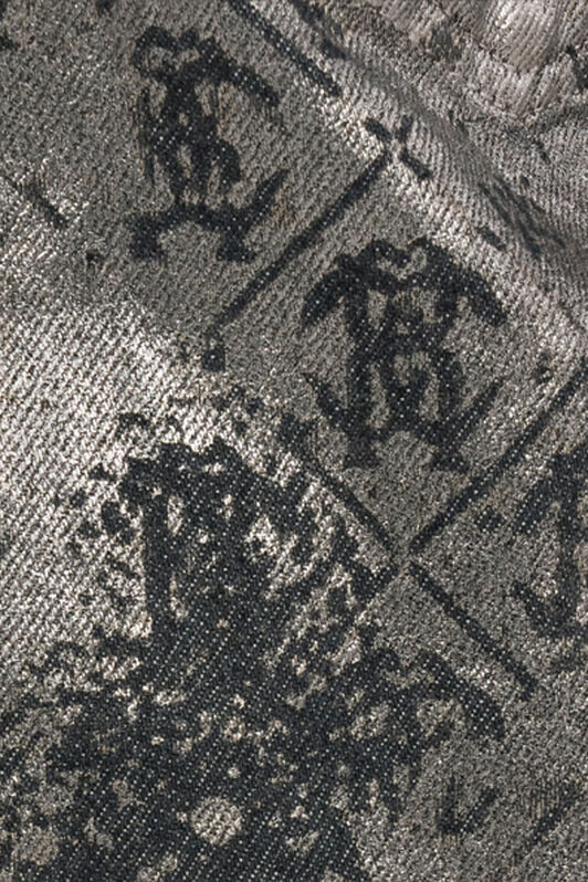 RC Monogram Print Jeans RC Monogram Print Jeans BLACK WRJ205-DN012