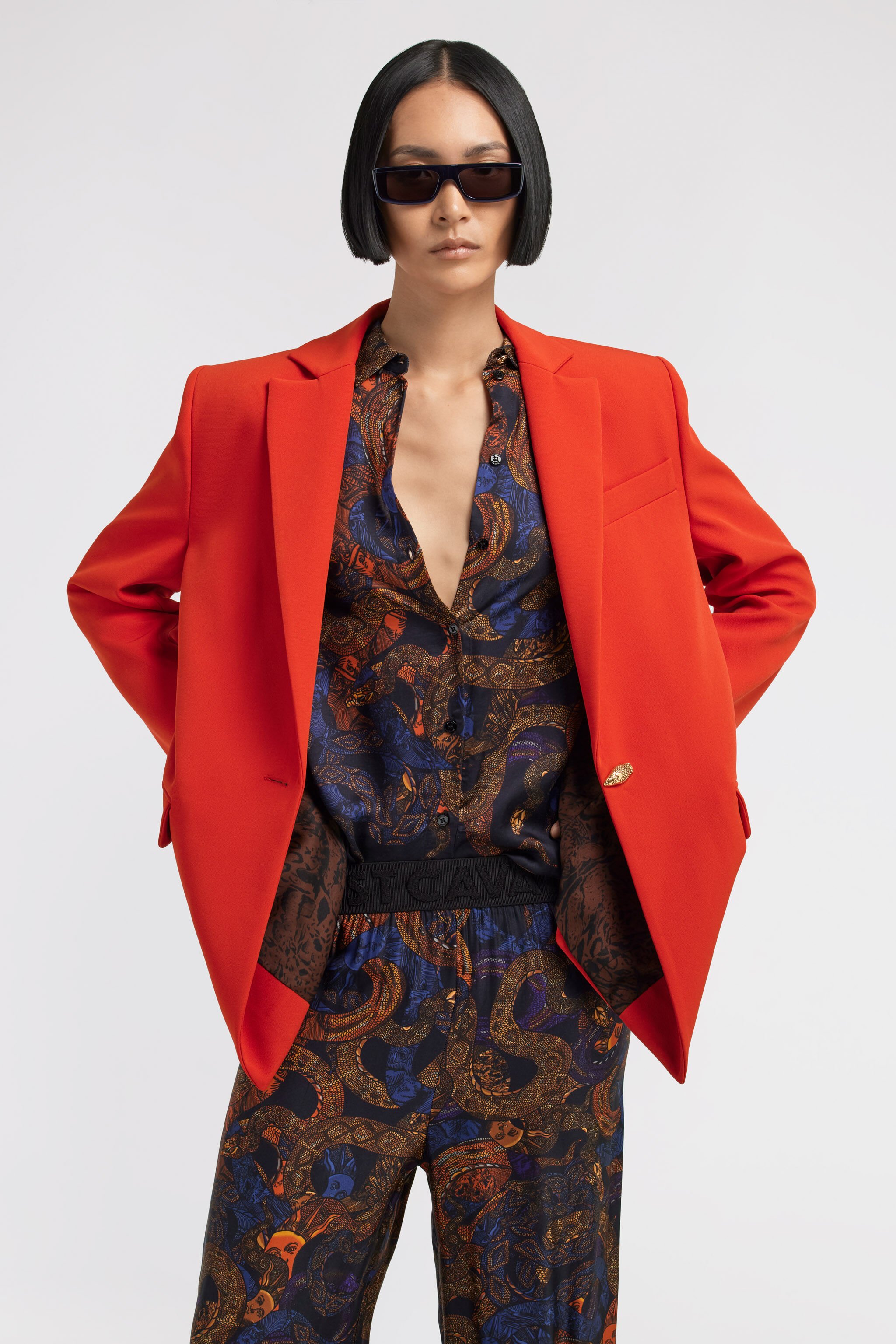 JC Just Cavalli Blazer Rojo TFT148-TF215