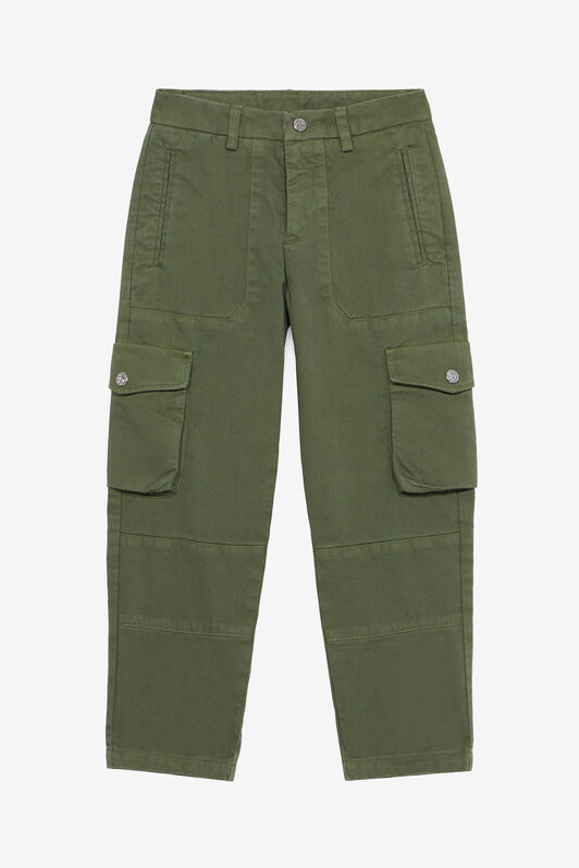 JU Pantalon Cargo Vert UJT20H-CE035