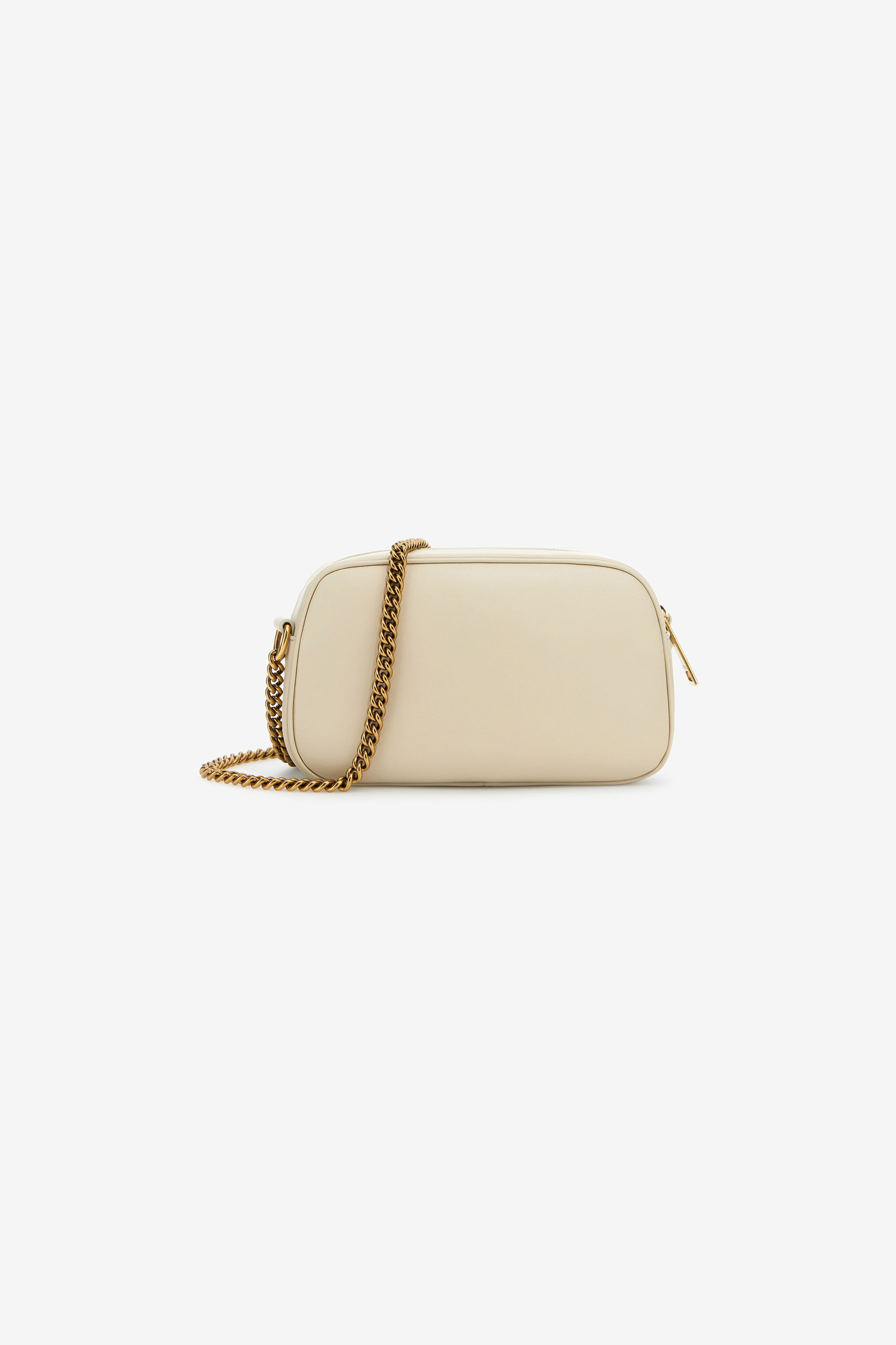 RC Shoulder bag with Monogram Mirror Snake Ivory SKB010-PZ172