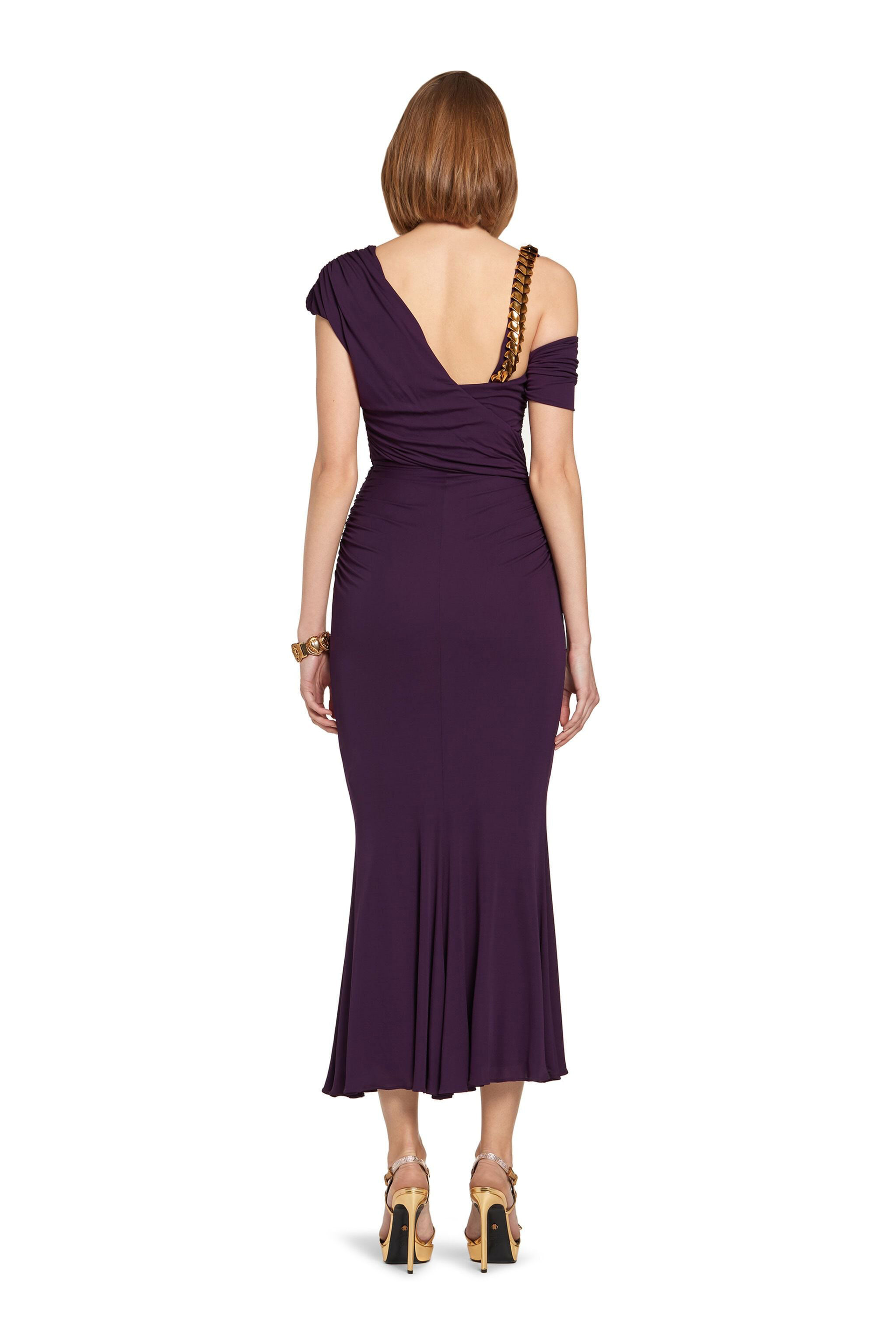 RC Ruched Maxi Dress Lila JQT193-JJ035