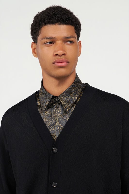 RC RC Motif Cardigan BLACK WRM908-MQ014