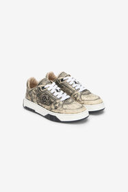 RC Ivory Leather Low Top Sneakers AVORIO SRS044-PZB14