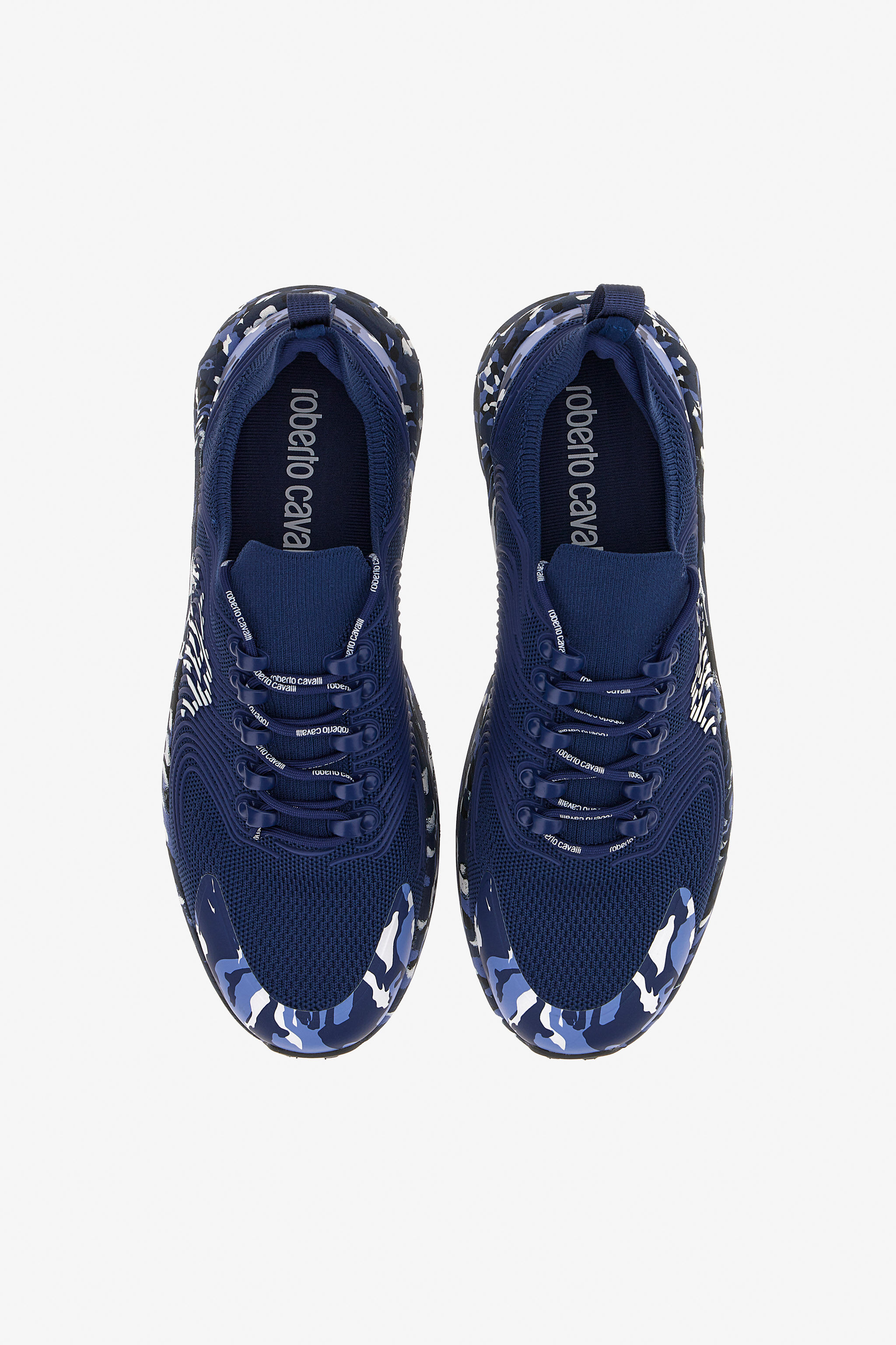 RC Sneakers with Monogram Mirror Snake Dark blue JSS02A-FT003