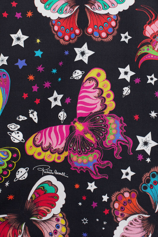 JU Camicia con stampa Space Butterfly BLACK/MULTICOLOR IJT703-QRQ86
