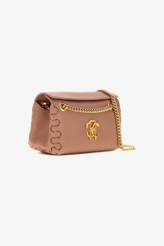 RC Mirror Snake Leather Shoulder Bag RC Mirror Snake Leather Shoulder Bag Light brown JSB005-PZA12